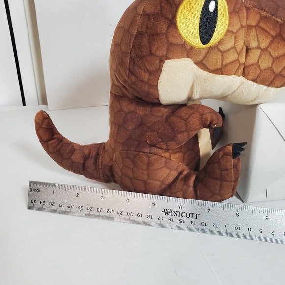 Jurassic Park T-Rex Plush Dinosaur Brown Stuffed Animal Toy - Picture 16 of 16